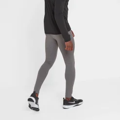 Snowdon Mens Thermal Base Layer Leggings - Grey Marl