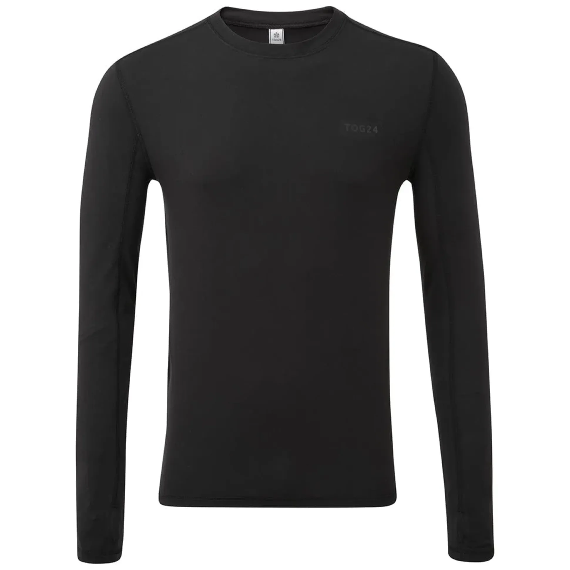 Snowdon Mens Thermal Crew Neck Base Layer - Black