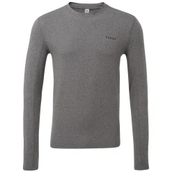 Snowdon Mens Thermal Crew Neck Base Layer - Grey Marl