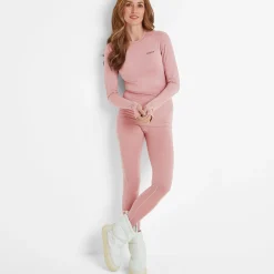Snowdon Womens Thermal Base Layer Legging - Faded Pink