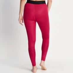 Snowdon Womens Thermal Base Layer Legging - Cerise Fairisle