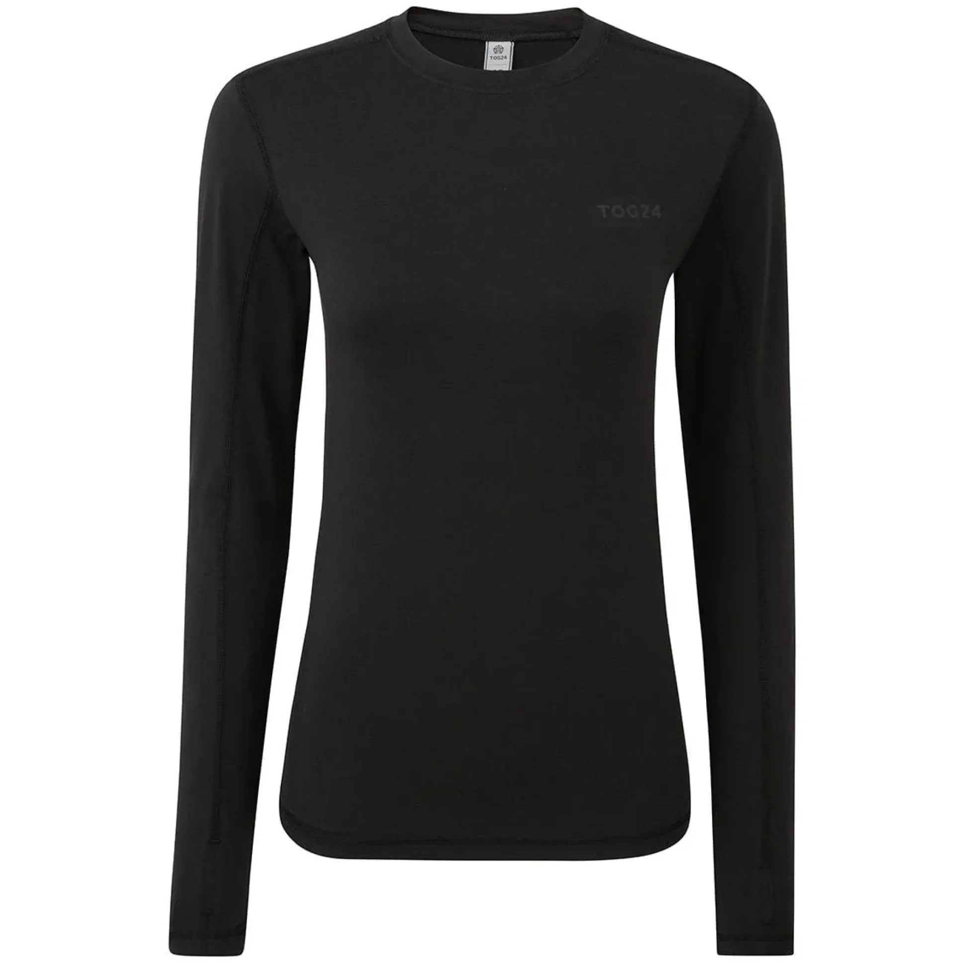 Snowdon Womens Thermal Crew Neck Base Layer - Black