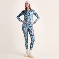 Snowdon Womens Thermal Crew Neck Base Layer - Scatter Print