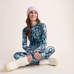 Snowdon Womens Thermal Crew Neck Base Layer - Scatter Print
