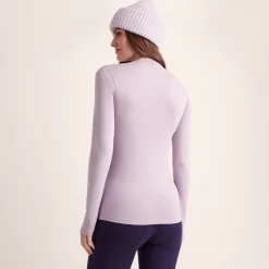 Snowdon Womens Thermal Crew Neck Base Layer - Lavender Grey