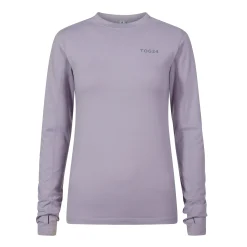 Snowdon Womens Thermal Crew Neck Base Layer - Lavender Grey