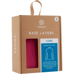 Snowdon Womens Thermal Roll Neck Base Layer - Raspberry Gradient