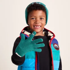 Soay Kids Shaun the Sheep Knit Gloves - Jungle Green