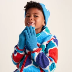 Soay Kids Shaun the Sheep Knit Gloves - Sky Blue