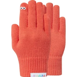 Soay Kids Shaun the Sheep Knit Gloves - Satsuma Orange