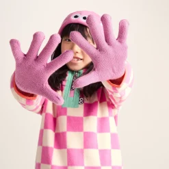 Soay Kids Shaun the Sheep Knit Gloves - Piglet Pink