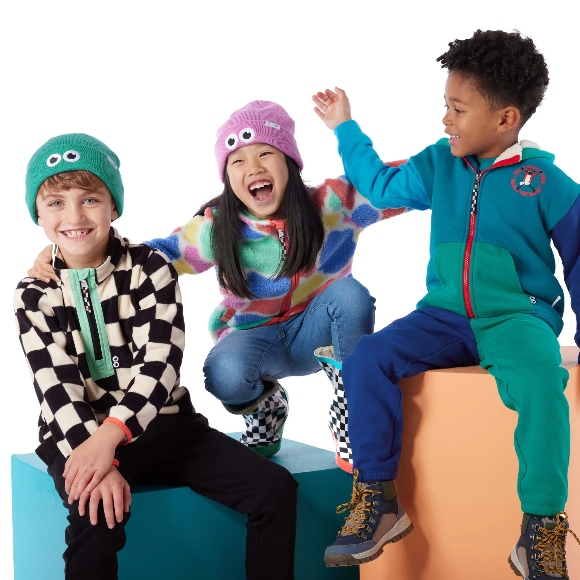 Southdown Kids Shaun the Sheep Zip Sweat - Ocean Blue