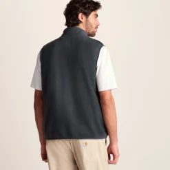 Stark Mens Relaxed Fit Microfleece Gilet - Deep Slate