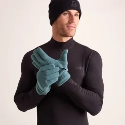 Stride Microfleece Gloves - Dark Turquoise