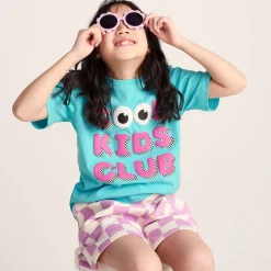 Suffolk Kids Shaun the Sheep T-Shirt - Bubblegum Blue