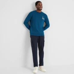 Sunnie Mens Supersoft Hattie Clark Sweatshirt - Deep Sea Blue