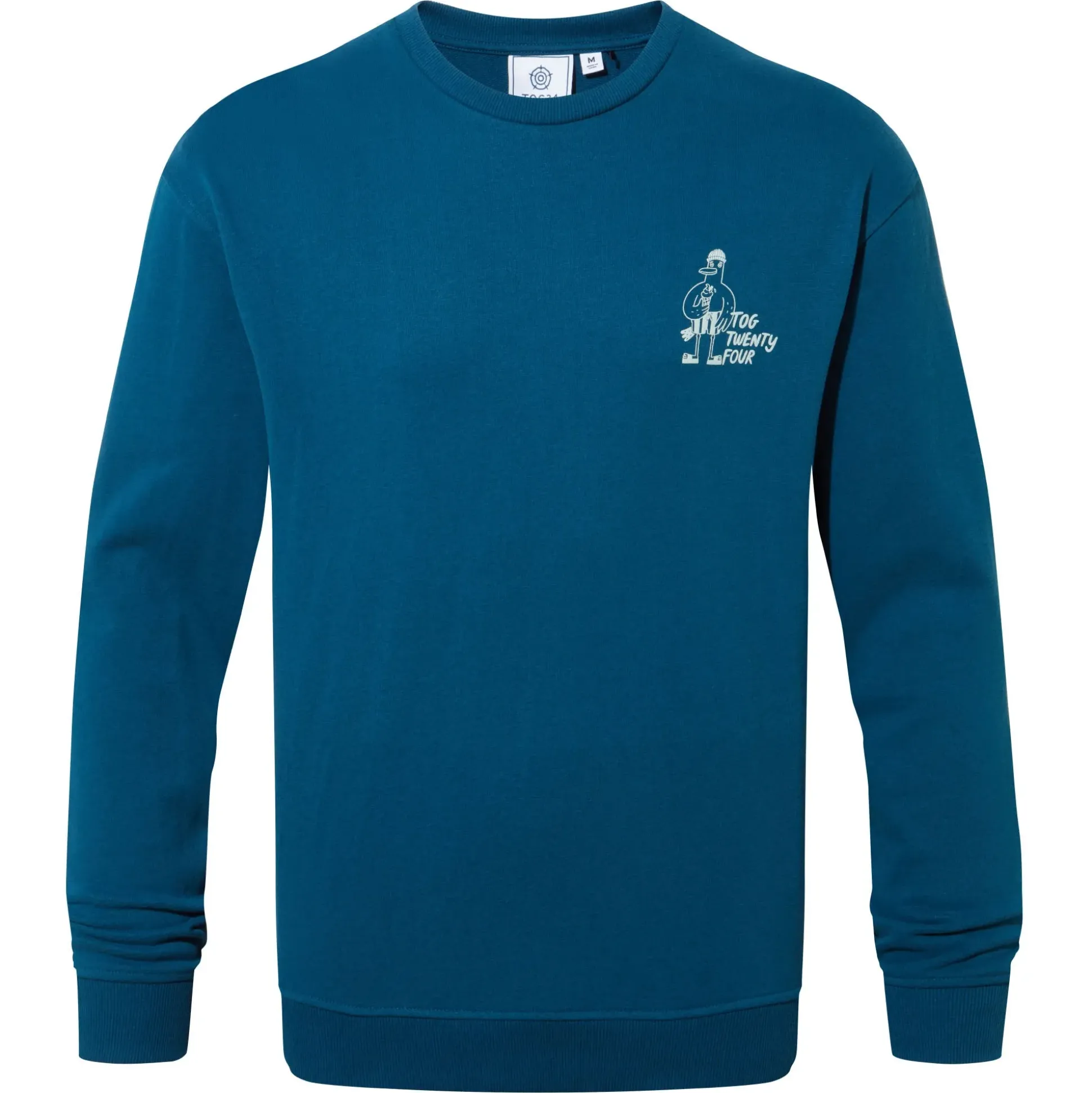 Sunnie Mens Supersoft Hattie Clark Sweatshirt - Deep Sea Blue