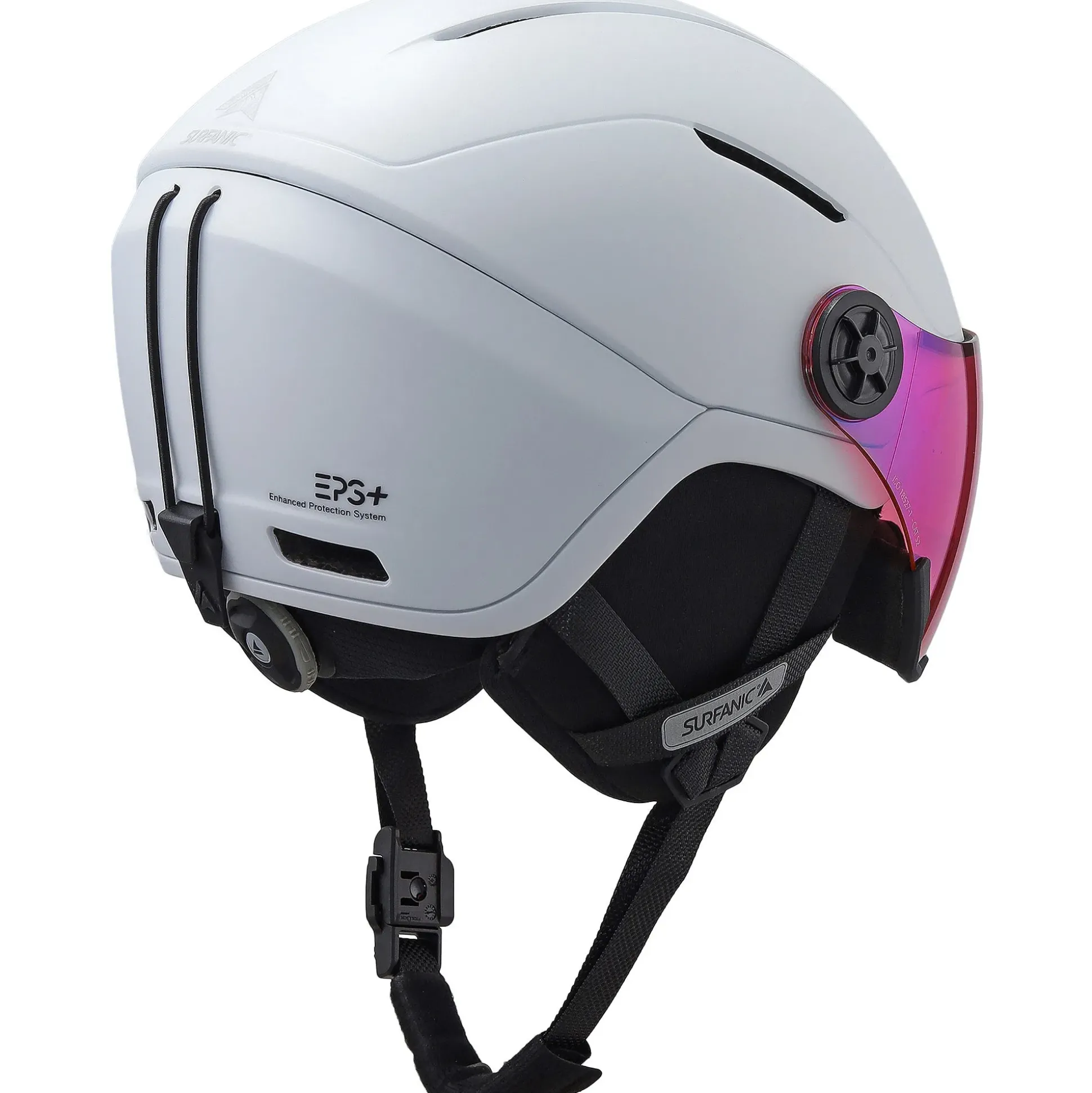 Surfanic Halo Visor Helmet - Optic White