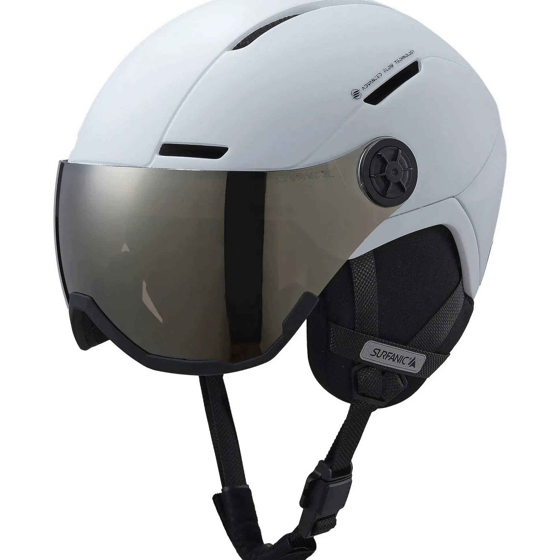 Surfanic Halo Visor Helmet - White