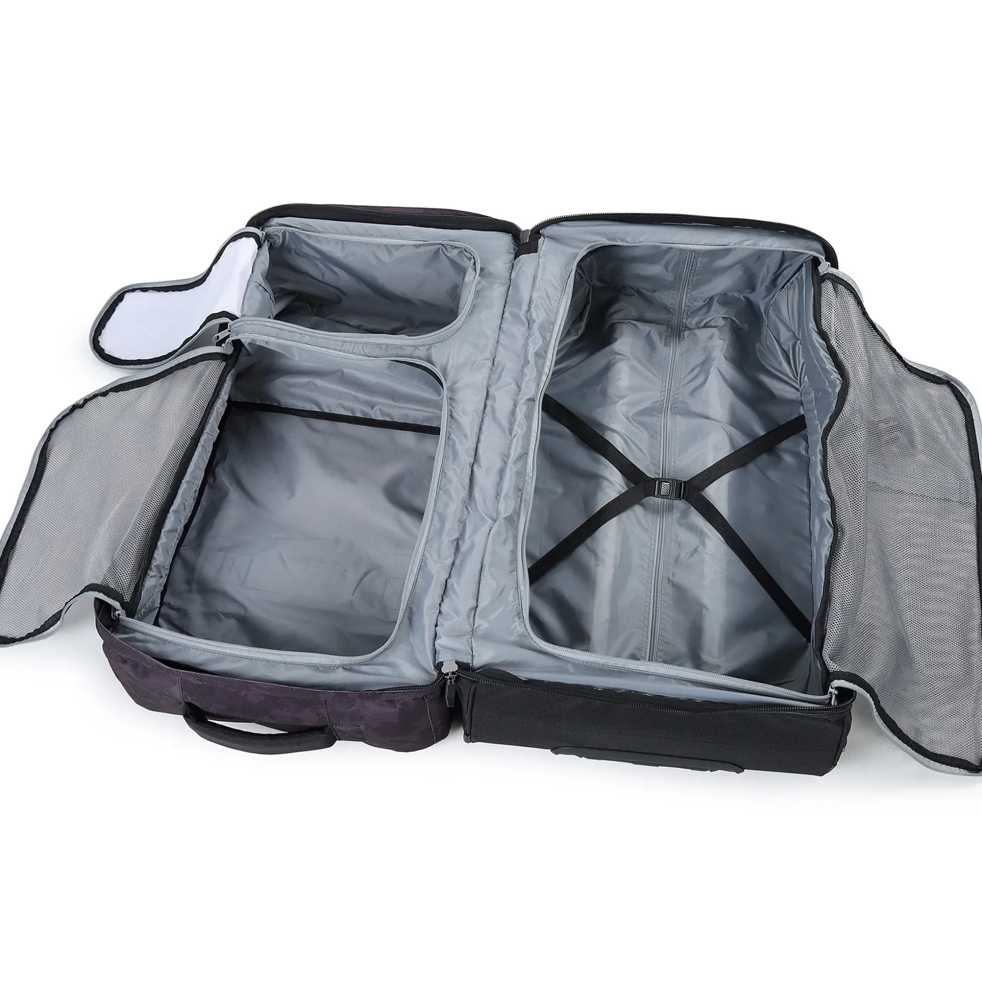 Surfanic Maxim 3.0 70L Roller Bag - Black Map