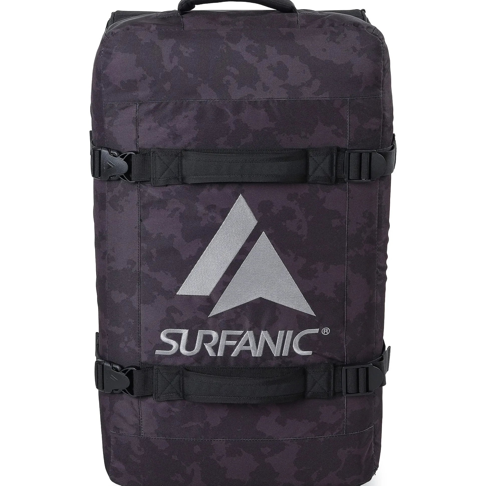 Surfanic Maxim 3.0 70L Roller Bag - Black Map