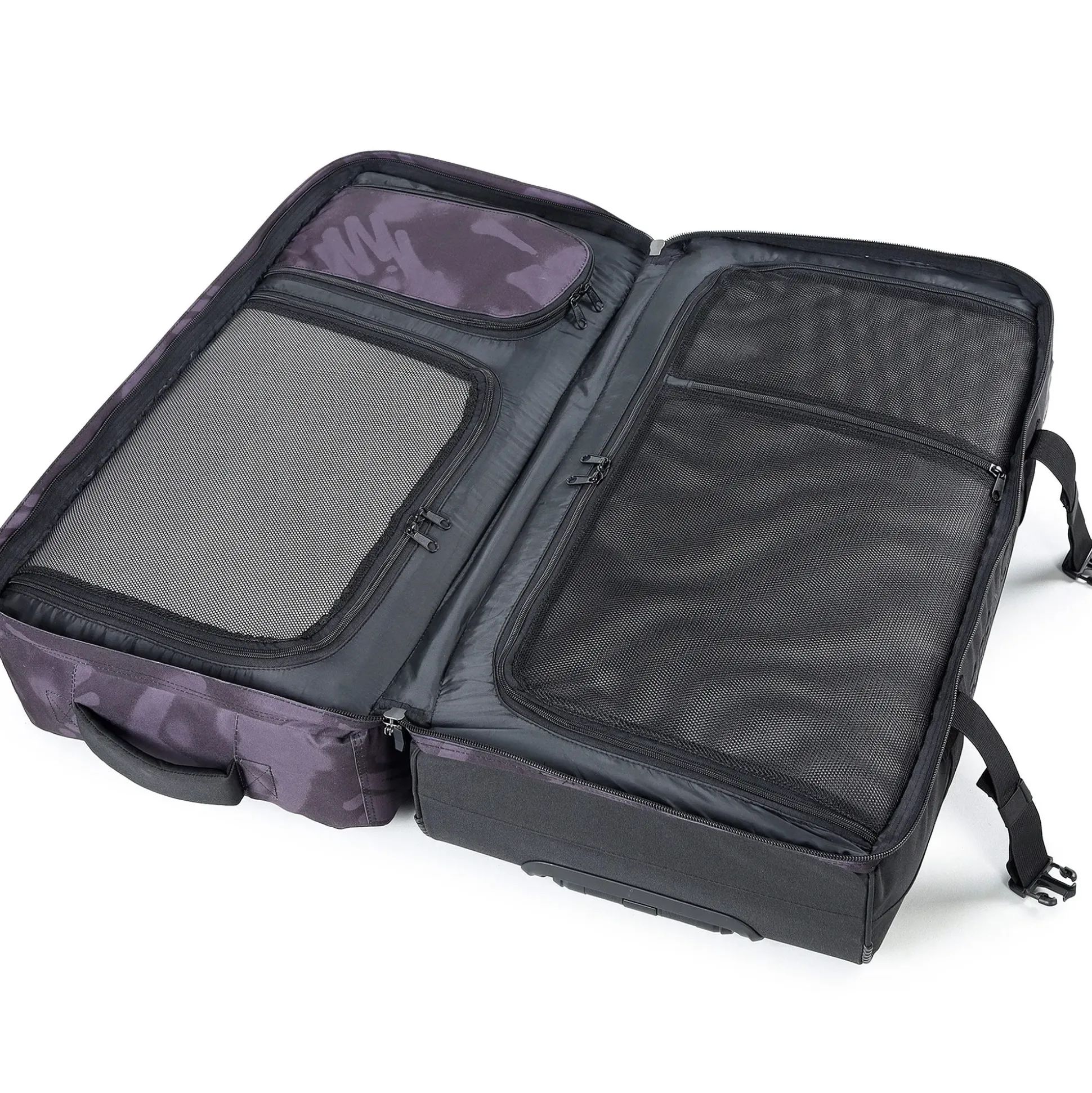 Surfanic Maxim 3.0 70L Roller Bag - Black Vandal
