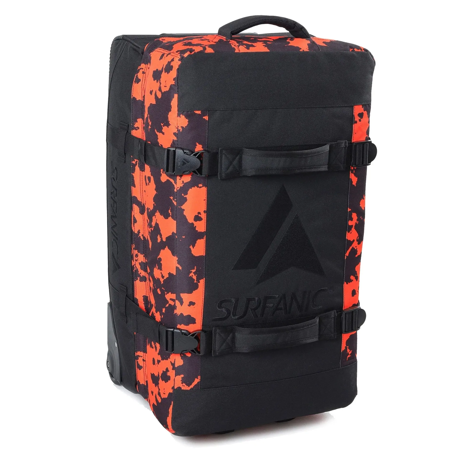 Surfanic Maxim 3.0 120L Roller Bag - Orange Map