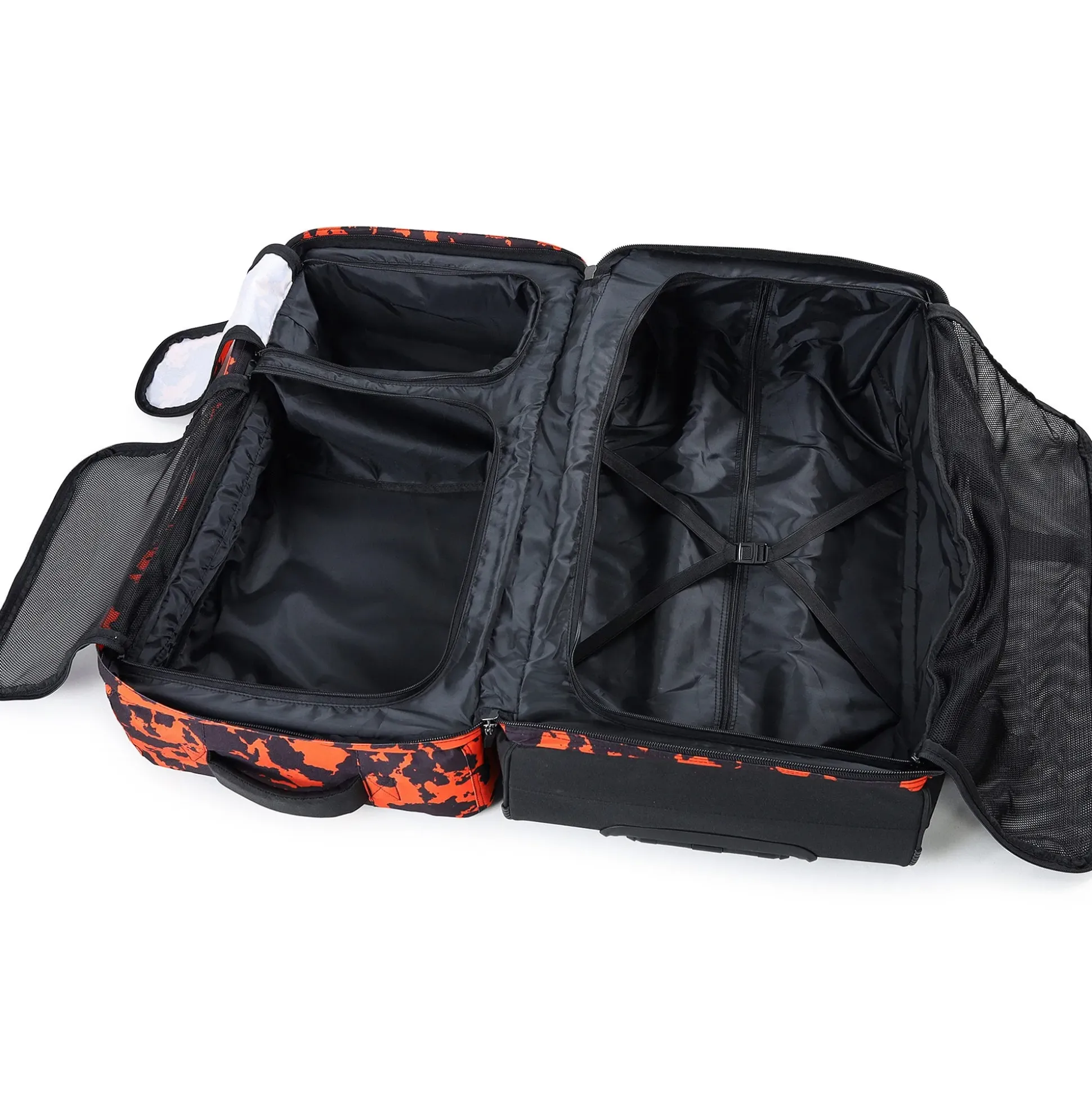 Surfanic Maxim 3.0 120L Roller Bag - Orange Map