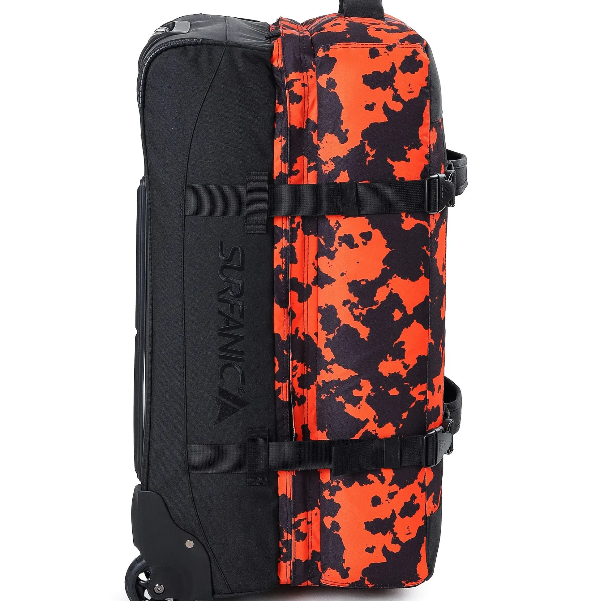 Surfanic Maxim 3.0 120L Roller Bag - Orange Map
