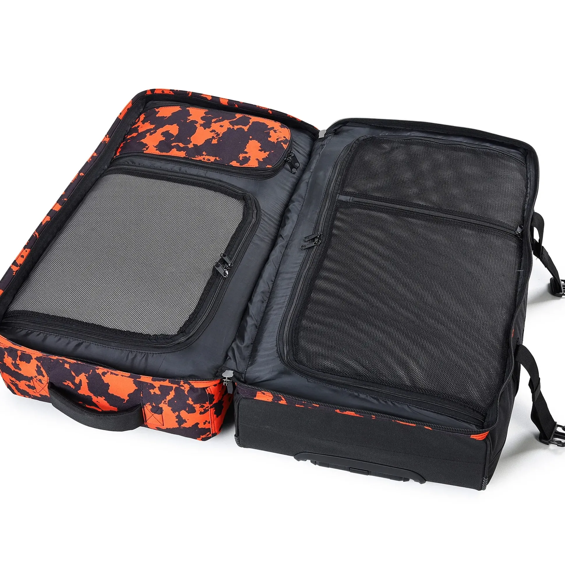 Surfanic Maxim 3.0 120L Roller Bag - Orange Map