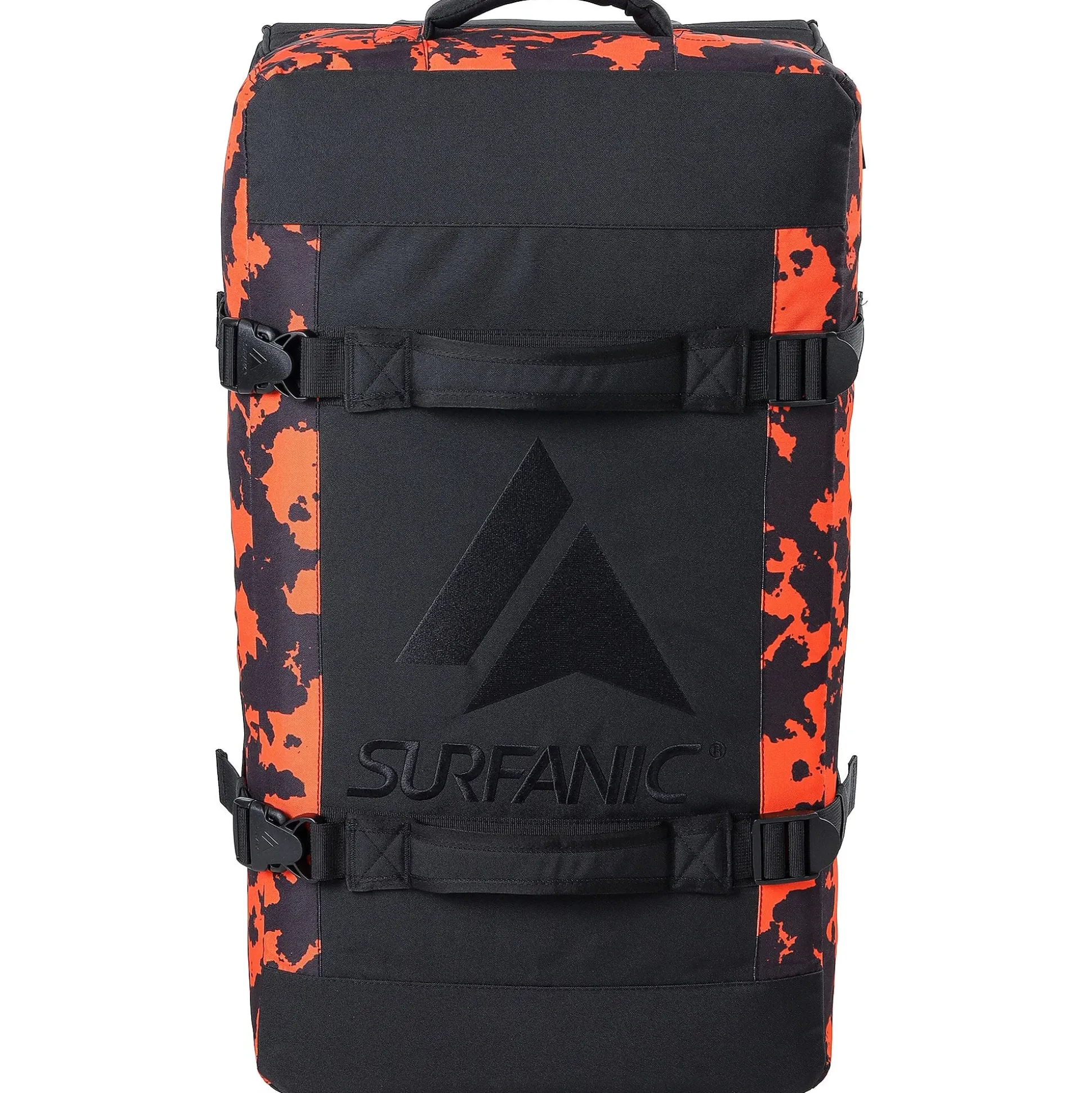 Surfanic Maxim 3.0 120L Roller Bag - Orange Map