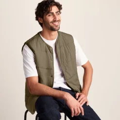 Sutterby Mens Shower Resistant Insulated Gilet - Mushroom