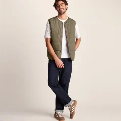 Sutterby Mens Shower Resistant Insulated Gilet - Mushroom