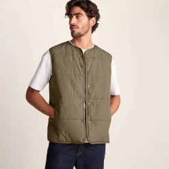 Sutterby Mens Shower Resistant Insulated Gilet - Mushroom