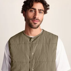 Sutterby Mens Shower Resistant Insulated Gilet - Mushroom