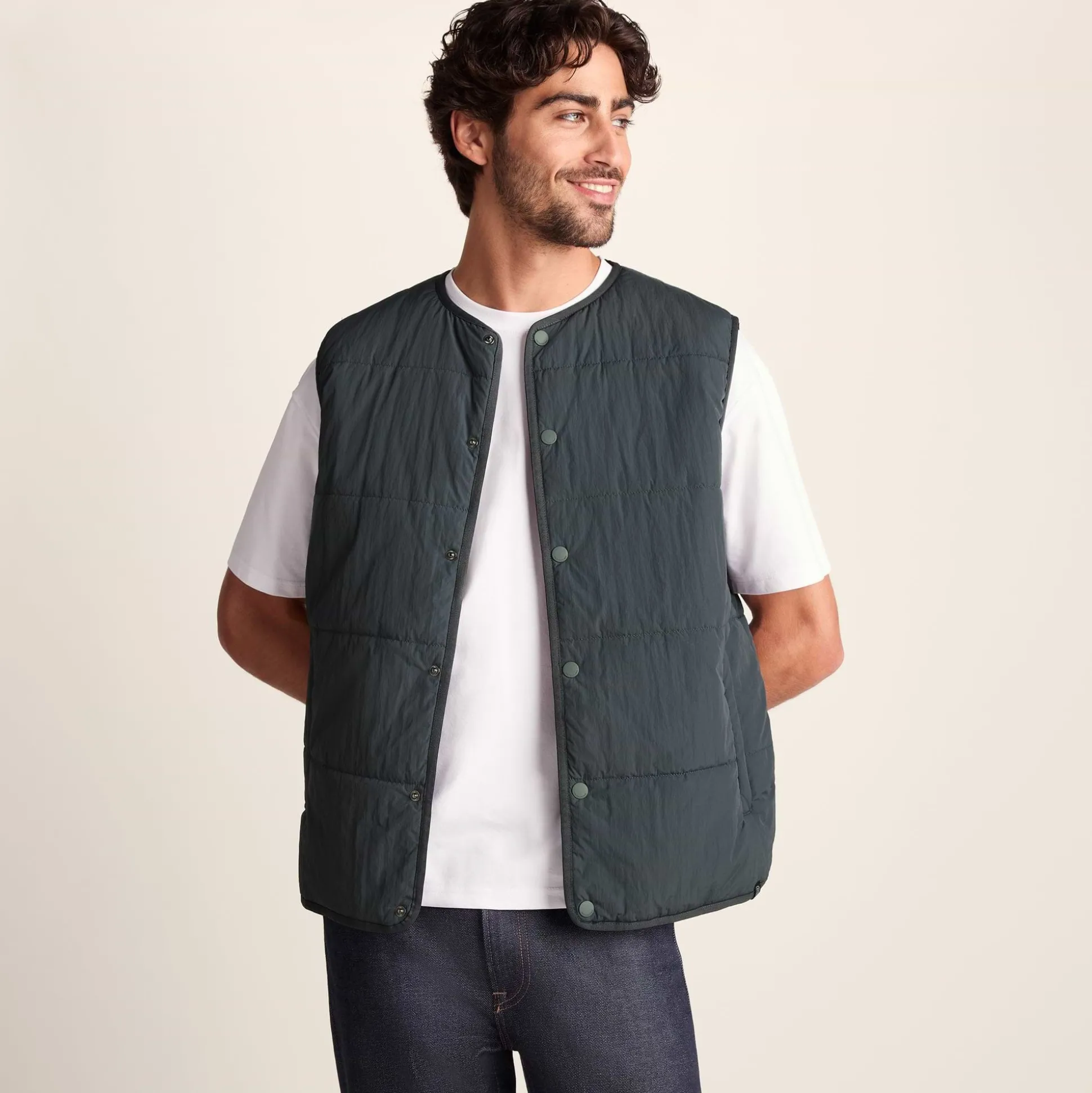 Sutterby Mens Shower Resistant Insulated Gilet - Deep Slate