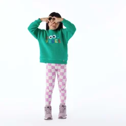 Swaledale Kids Shaun the Sheep Sherpa Sweat - Jungle Green