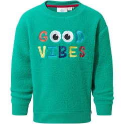 Swaledale Kids Shaun the Sheep Sherpa Sweat - Jungle Green