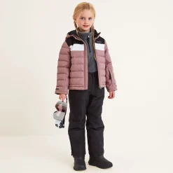 Swift Kids Ski Jacket - Faded Pink/Black