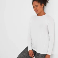 Tanton Womens Tech T-Shirt - Optic White