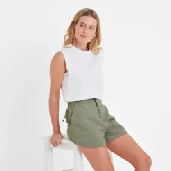 Tempo Womens Ripstop Performance Shorts - Faded Khaki