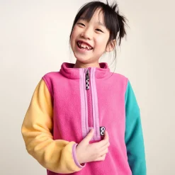 Texel Kids Shaun the Sheep Fleece Zip Neck - Strawberry Dream