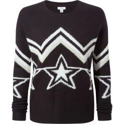 Theresa Womens Knitted Jumper - Black