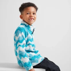 Toffolo Kids Zipneck Fleece - Mosaic Mountain Print