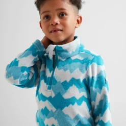 Toffolo Kids Zipneck Fleece - Mosaic Mountain Print