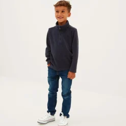 Toffolo Kids Zipneck Fleece - Navy