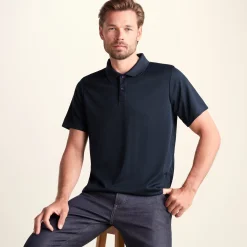 Torres Mens Tech Polo - Navy
