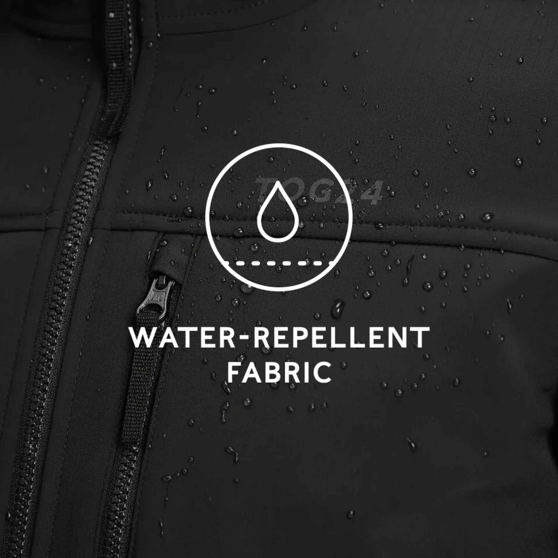 Truro Mens Hooded Softshell Jacket - Black