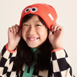 Uda Kids Shaun the Sheep Knit Hat - Satsuma Orange