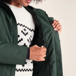 Uma Womens Waterproof Down Insulated Parka - Racing Green